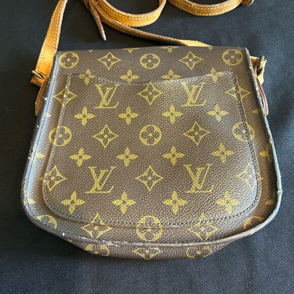 Louis Vuitton St Cloud Vintage Brown Monogram Crossbody Bag Authentic - Picture 2 of 10